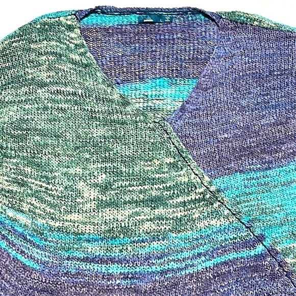 Prana Vignette Deep Balsam Blue Sweater Size L - Picture 7 of 14